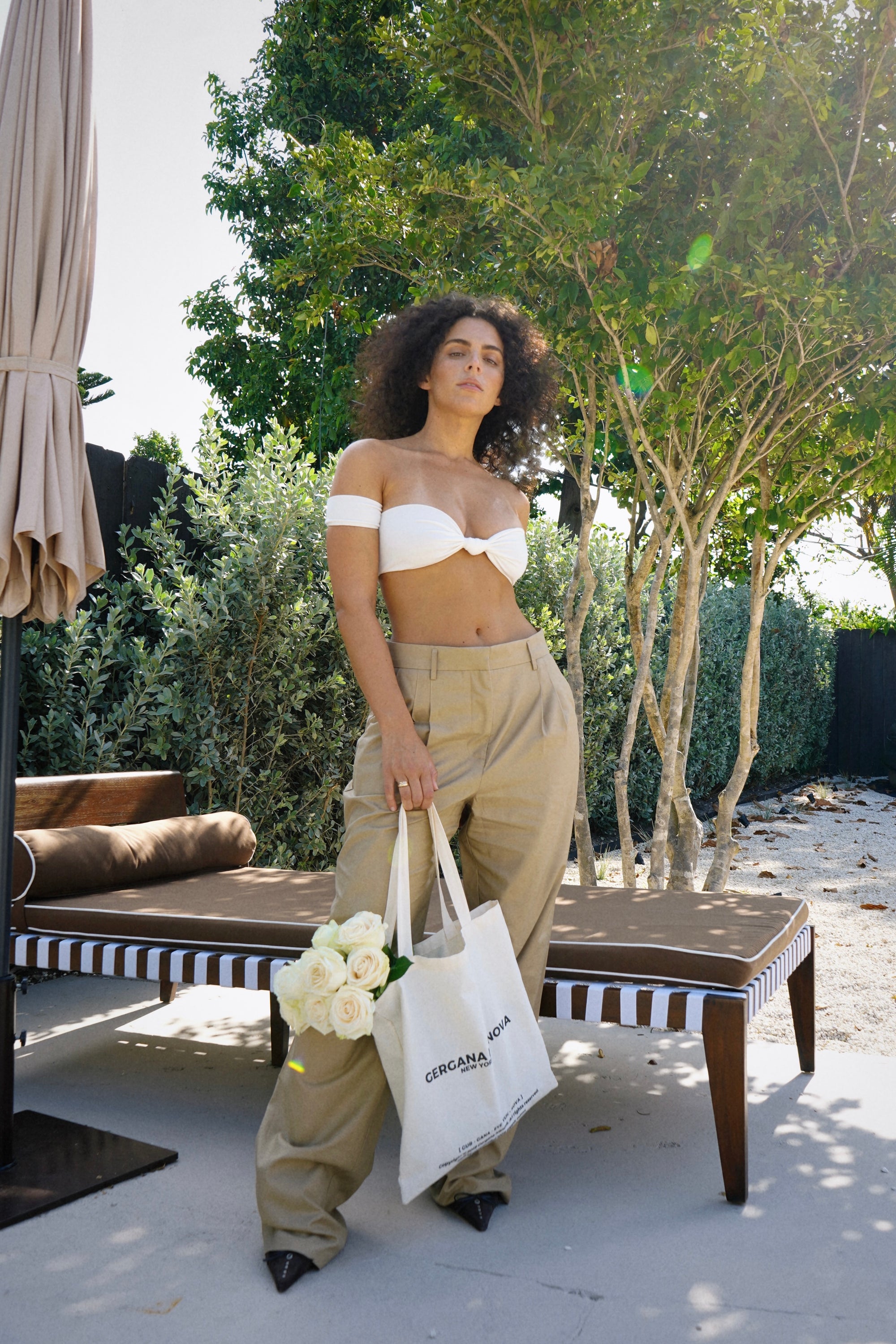 Alexandra Pants Wool Tan