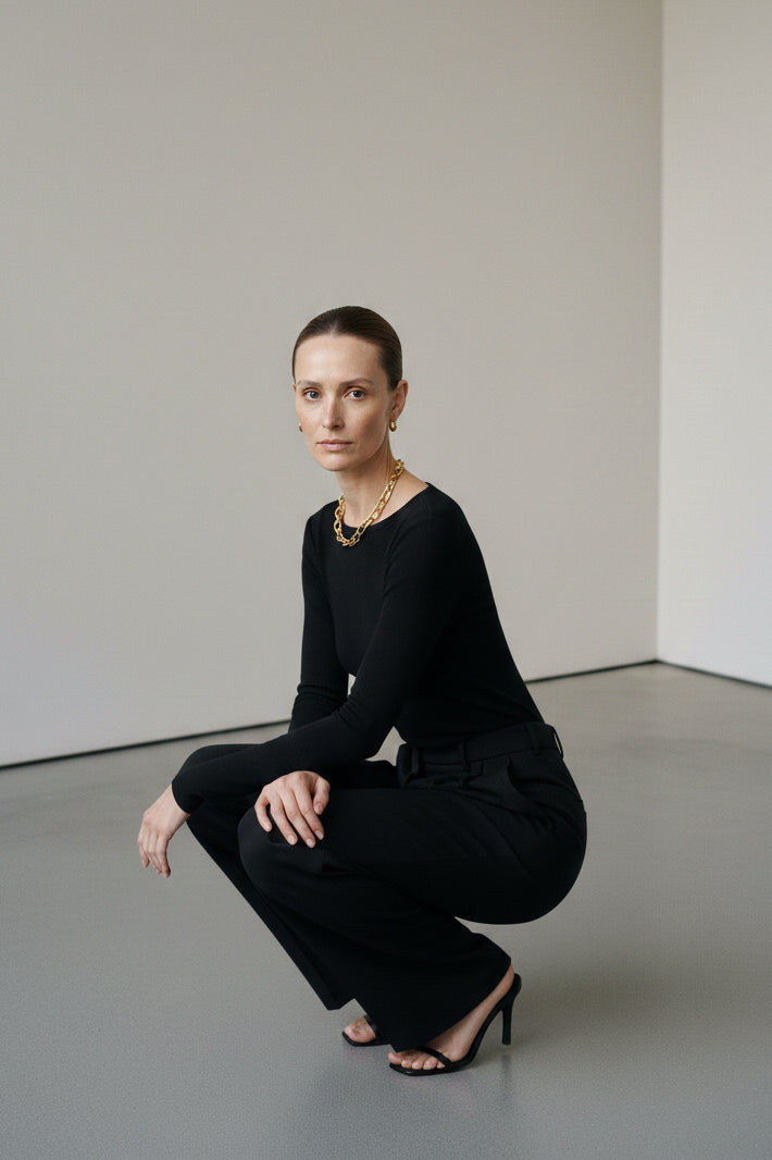 Alexandra Pants Black – Gergana Ivanova