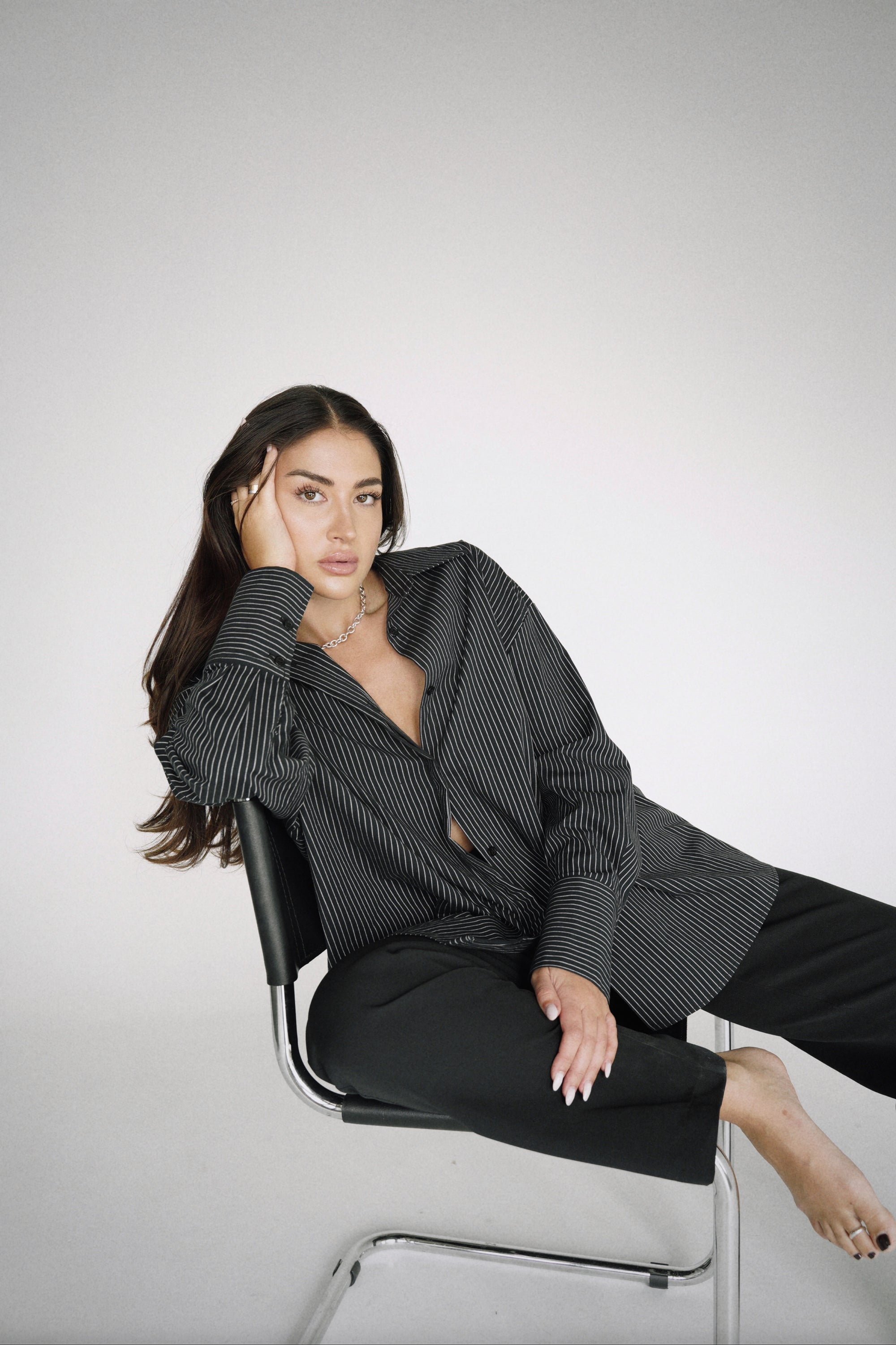 Amber Shirt Black Stripe