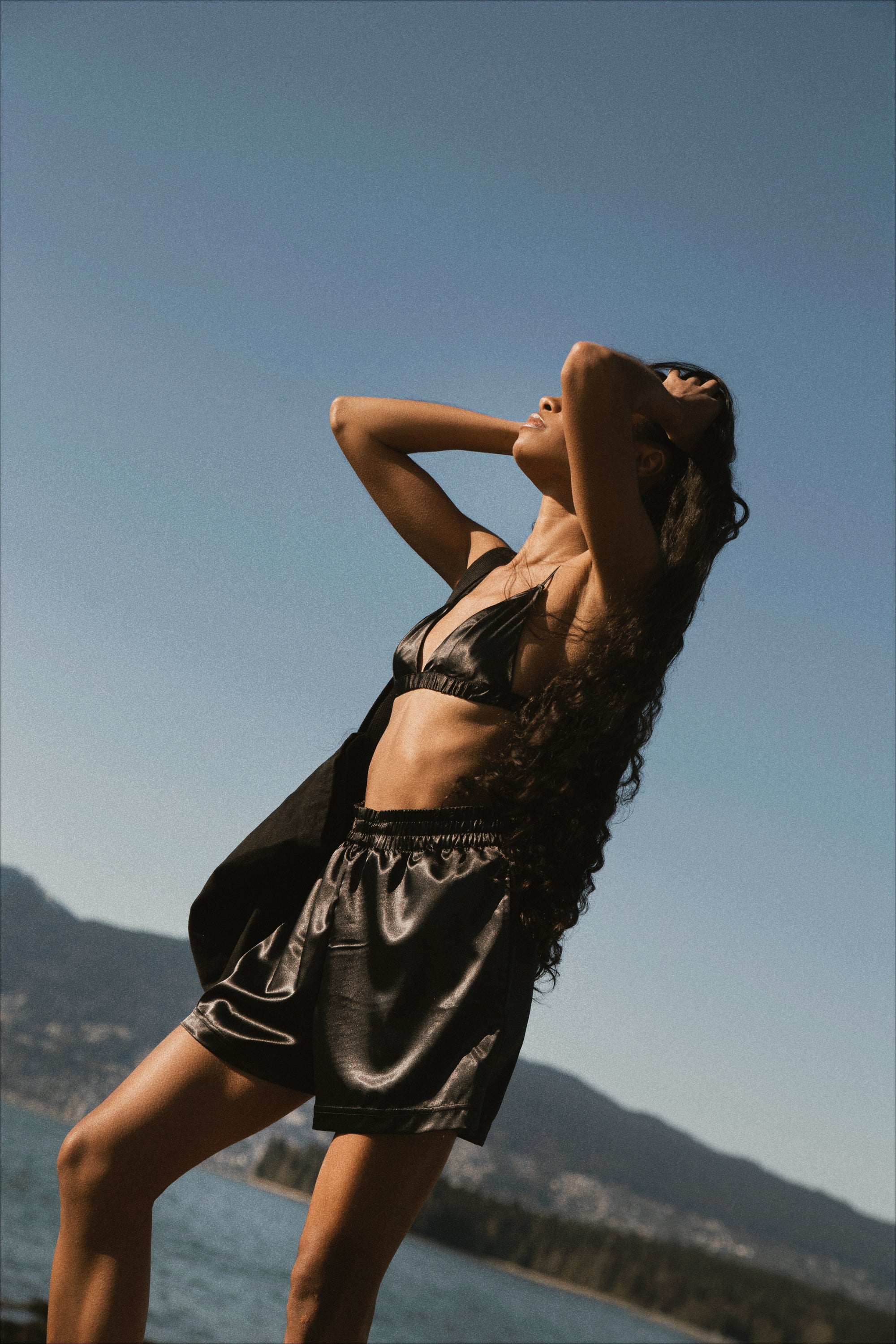 Isabella Shorts Satin