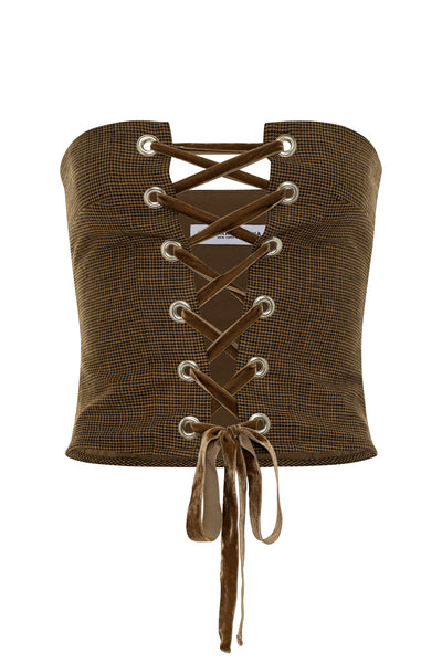 Angelica Top Plaid – Gergana Ivanova