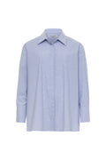 Amber Shirt Blue White Stripe