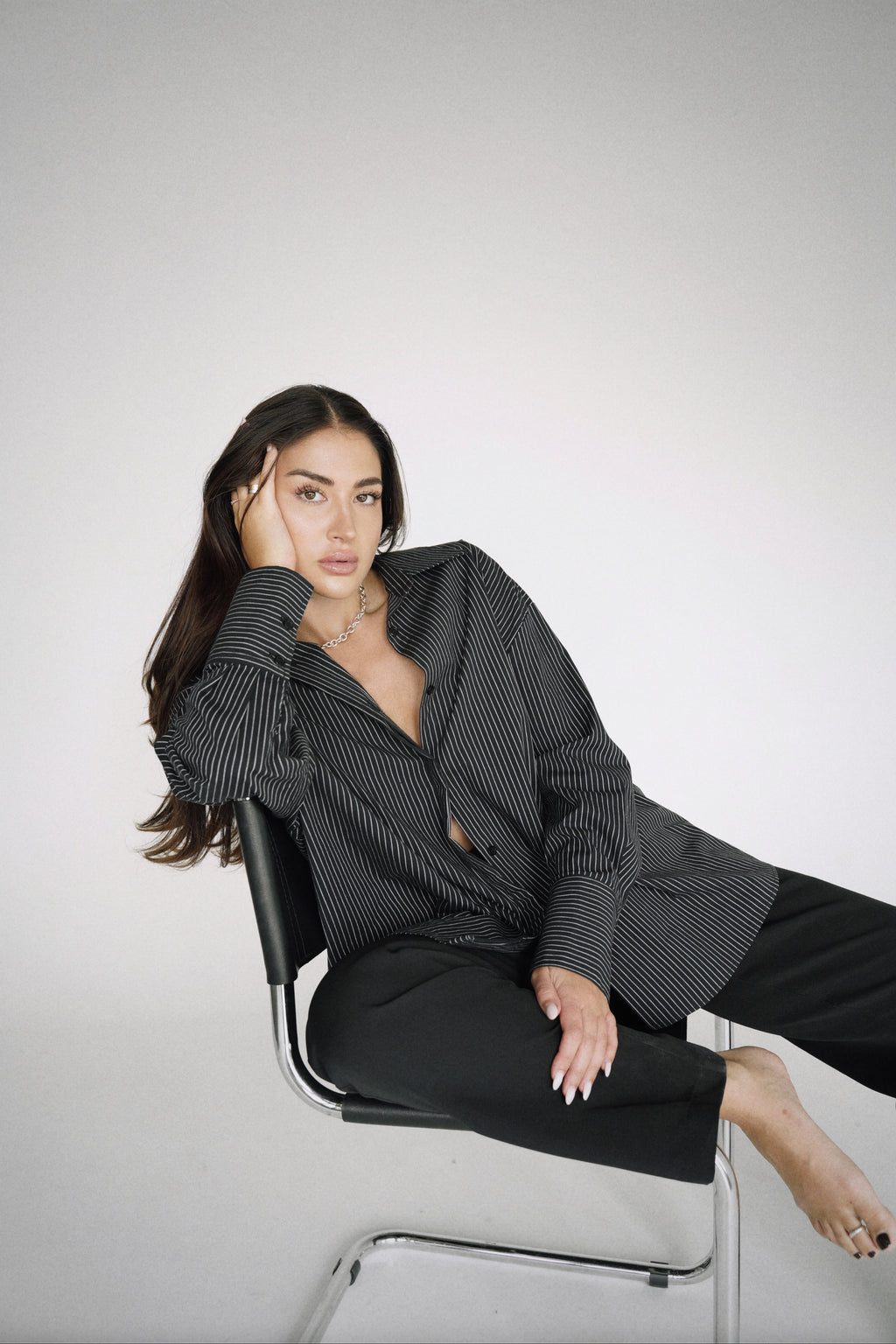 Amber Shirt Black Stripe
