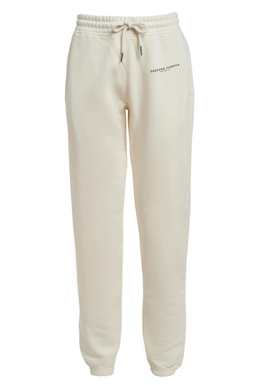 Organic Cotton Joggers Beige